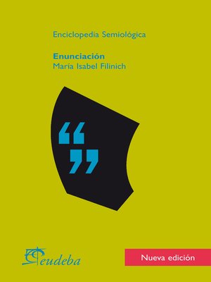 cover image of Enunciación